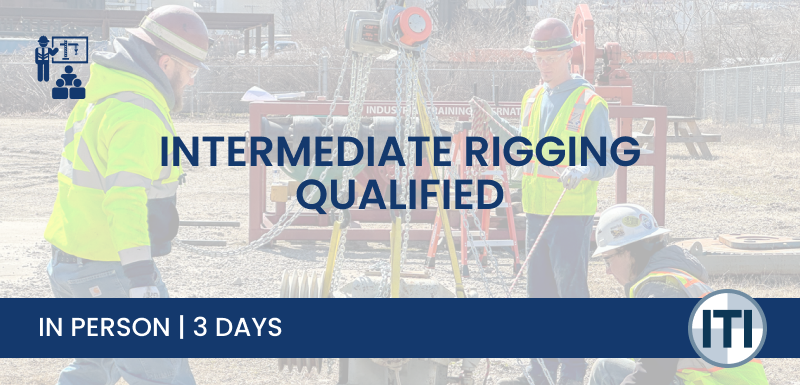 Earn your qualification with ITI's Intermediate Rigging ILT Course