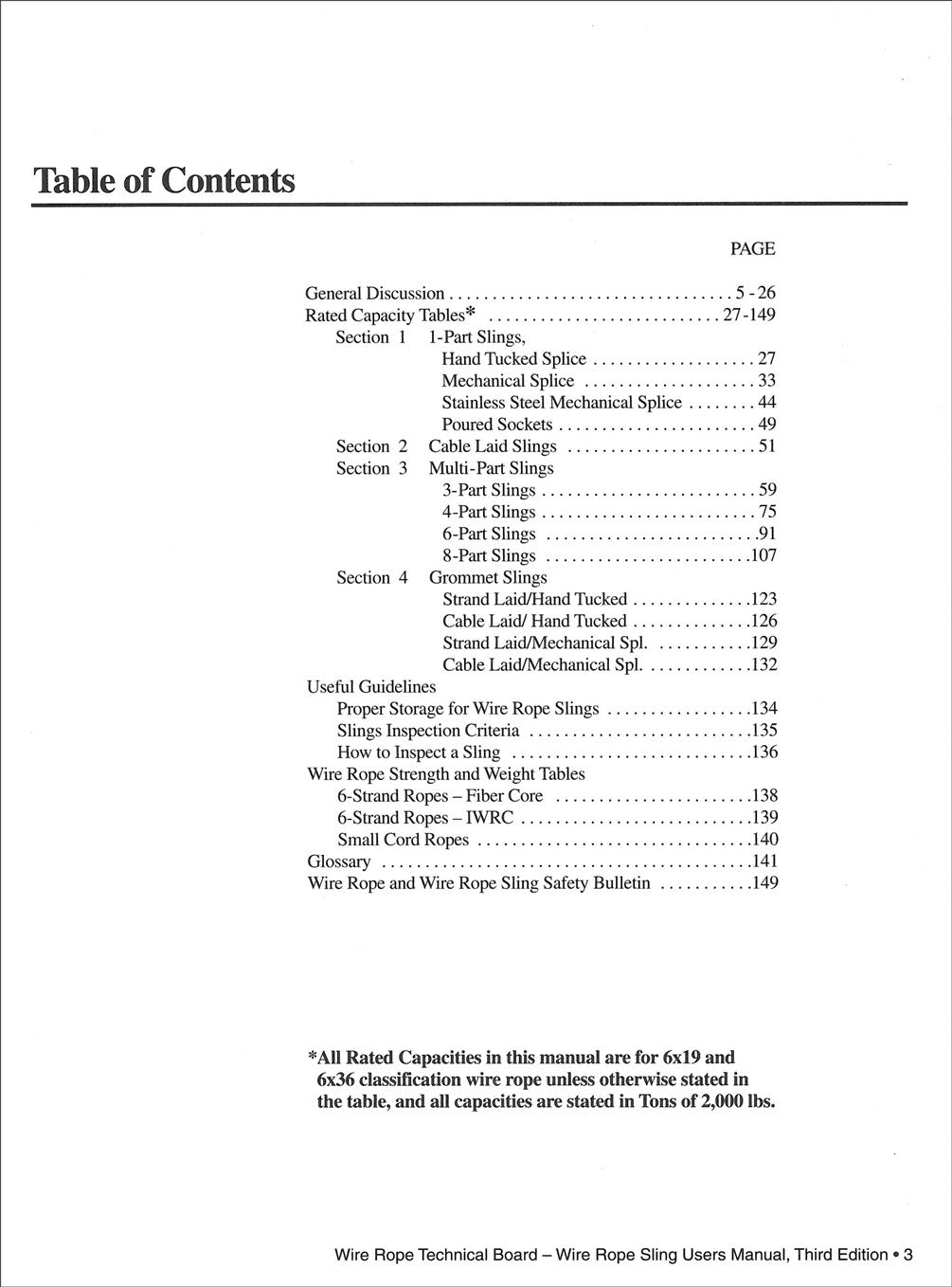 Wire Rope Sling Users Manual (3rd Edition)