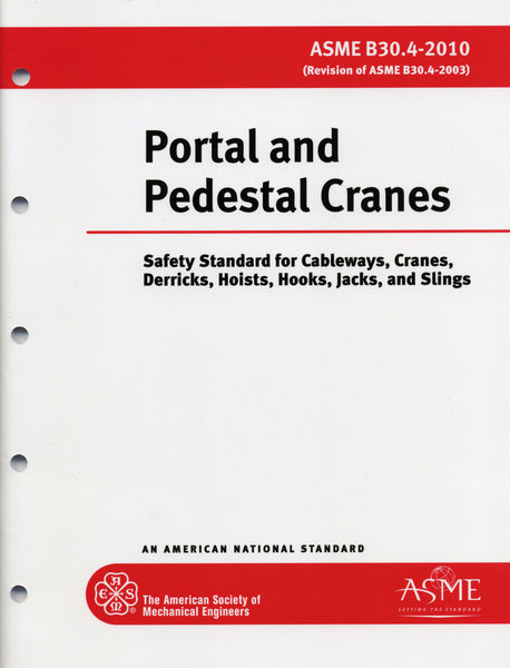 B30.4 Portal & Pedestal Cranes
