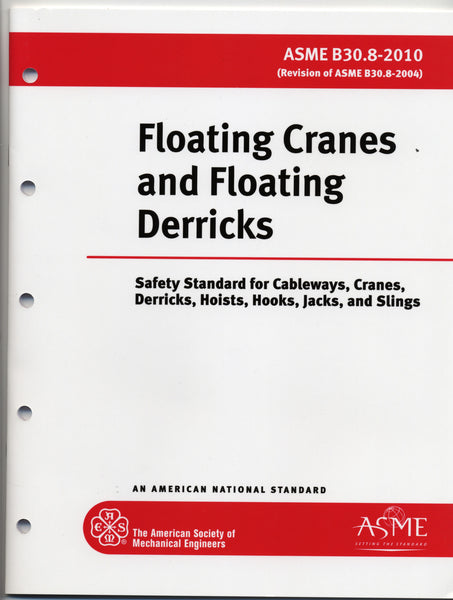 B30.8 Floating Cranes & Floating Derricks