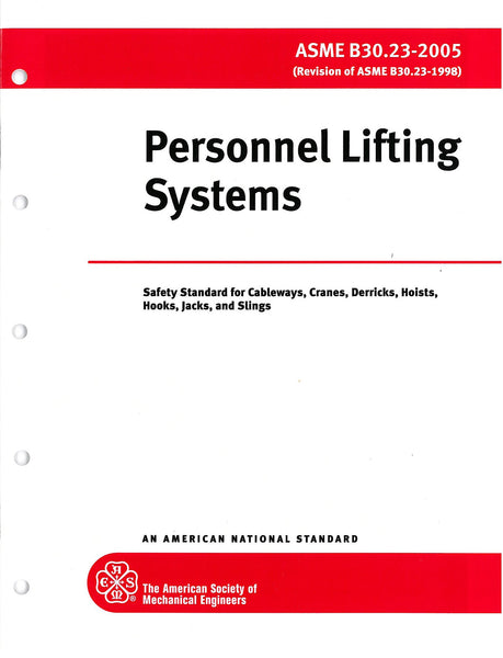 B30.23 Personnel Lifting Systems