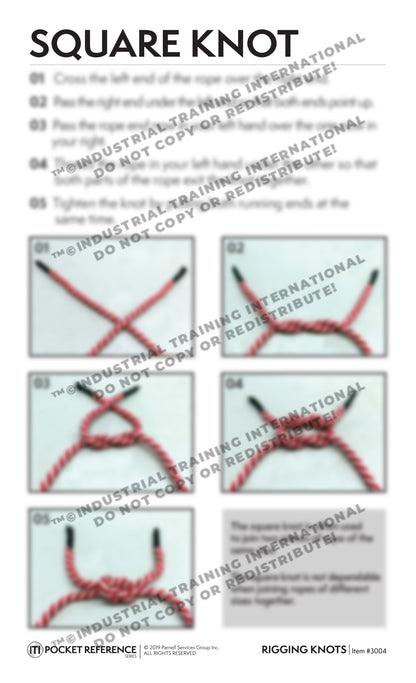 Rigging Knots Pocket Reference