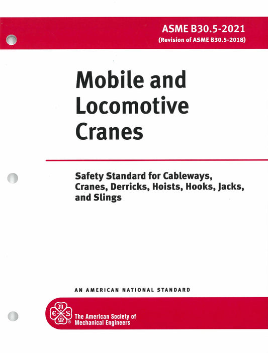 B30.5 Mobile and Locomotive Cranes