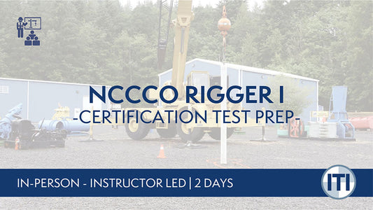 Enroll here for Rigger Level 1 NCCCO Certification test prep course
