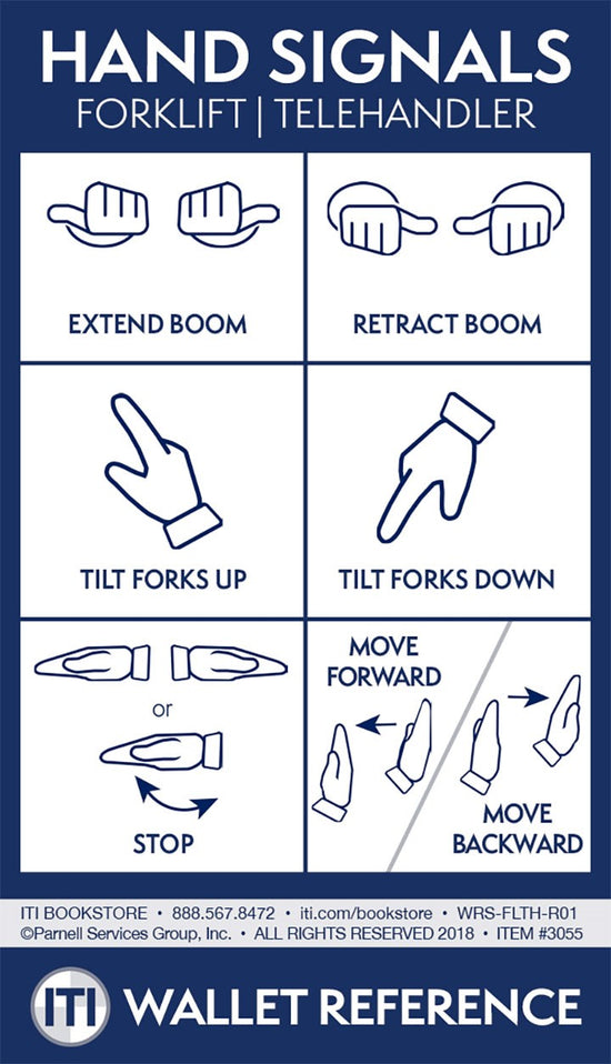 Forklift & Telehandler Hand Signals – ITI Bookstore