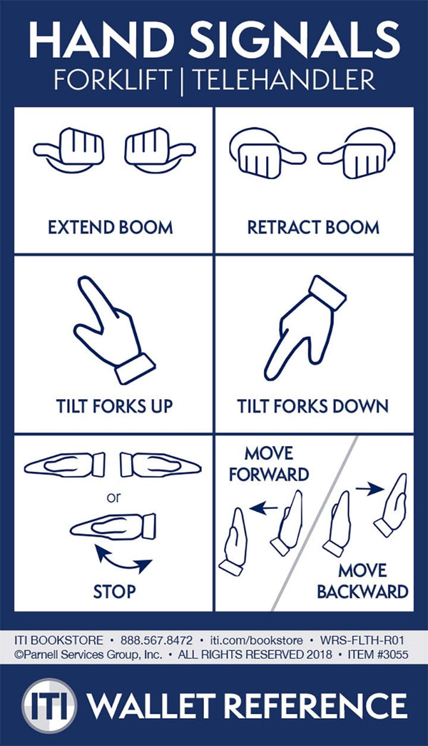 Forklift & Telehandler Hand Signals – ITI Bookstore