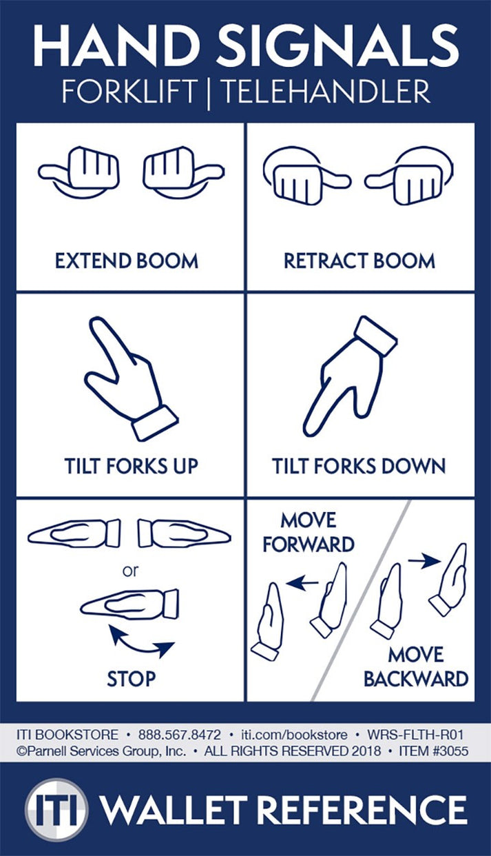 Forklift & Telehandler Hand Signals – ITI Bookstore
