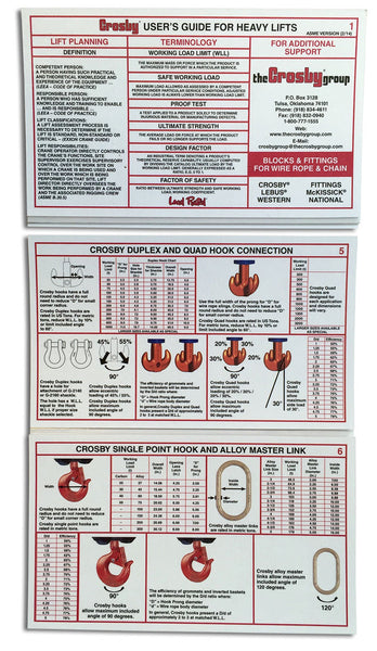 Crosby User's Guide for Heavy Lifts