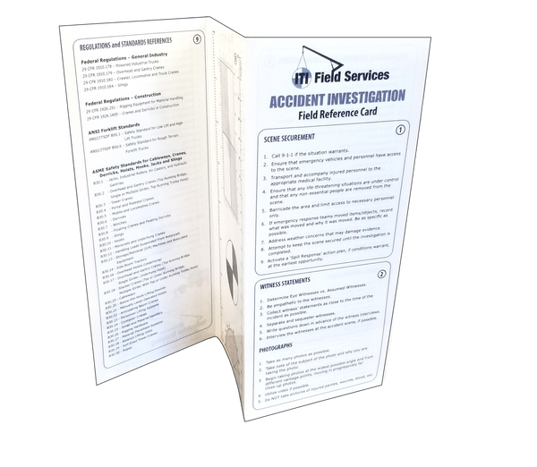 Accident Investigation Field Reference Card