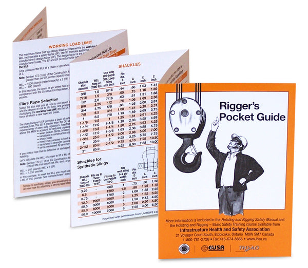 Nylon Rigging Card Rigger's Pocket Guide (Reference Card) - ITI Bookstore