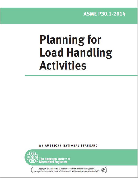 P30.1 Planning for Load Handling Activities